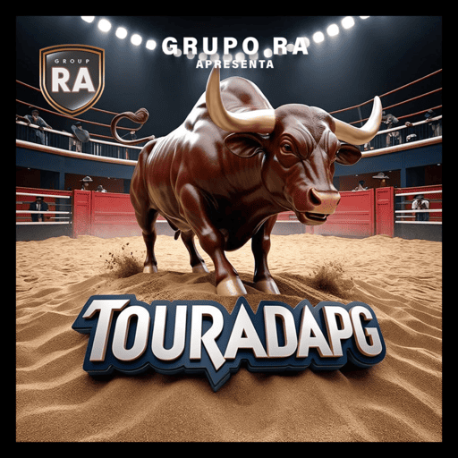 Imagem promocional da TOURADAPG mostrando a plataforma e suas vantagens